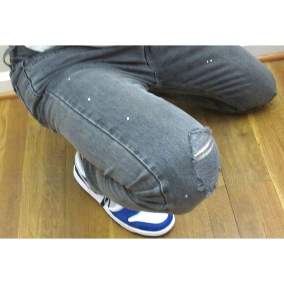 Levi's Men's 510 Skinny Stretch Distressed Jeans Gray Flex Fit NWT All Sizes - Picture 8 of 14